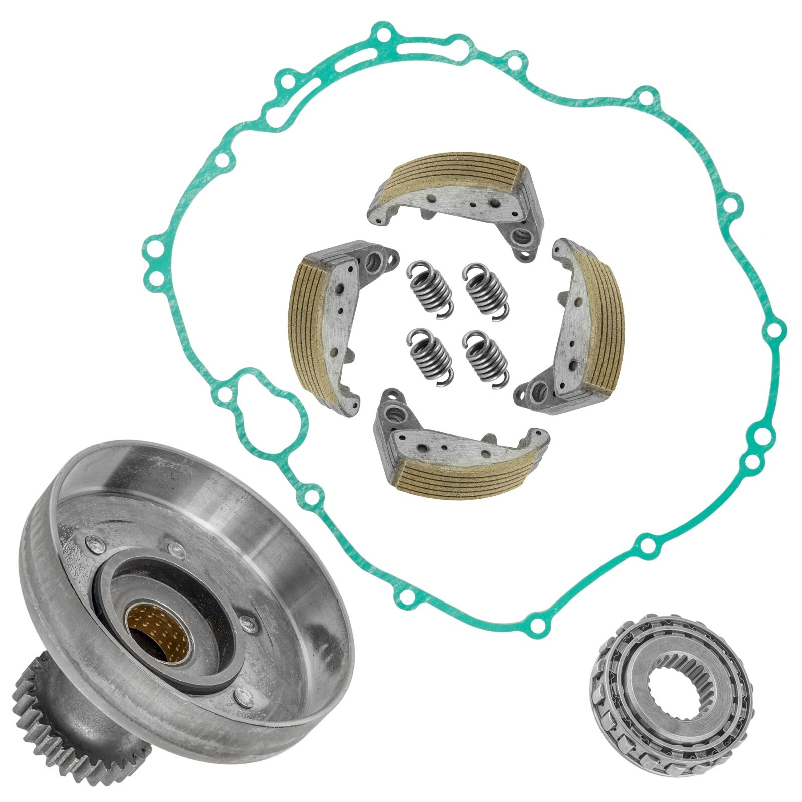 Clutch One Way Bearing w/ Drum Housing for Kawasaki Bayou 300 KLF300C 4x4 89-05