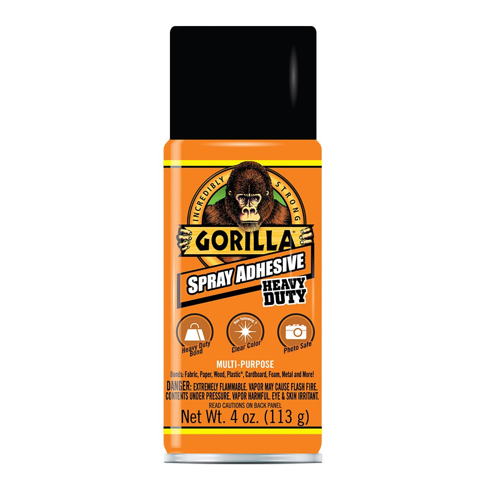 Gorilla Spray Adhesive: 4 oz. (Clear)
