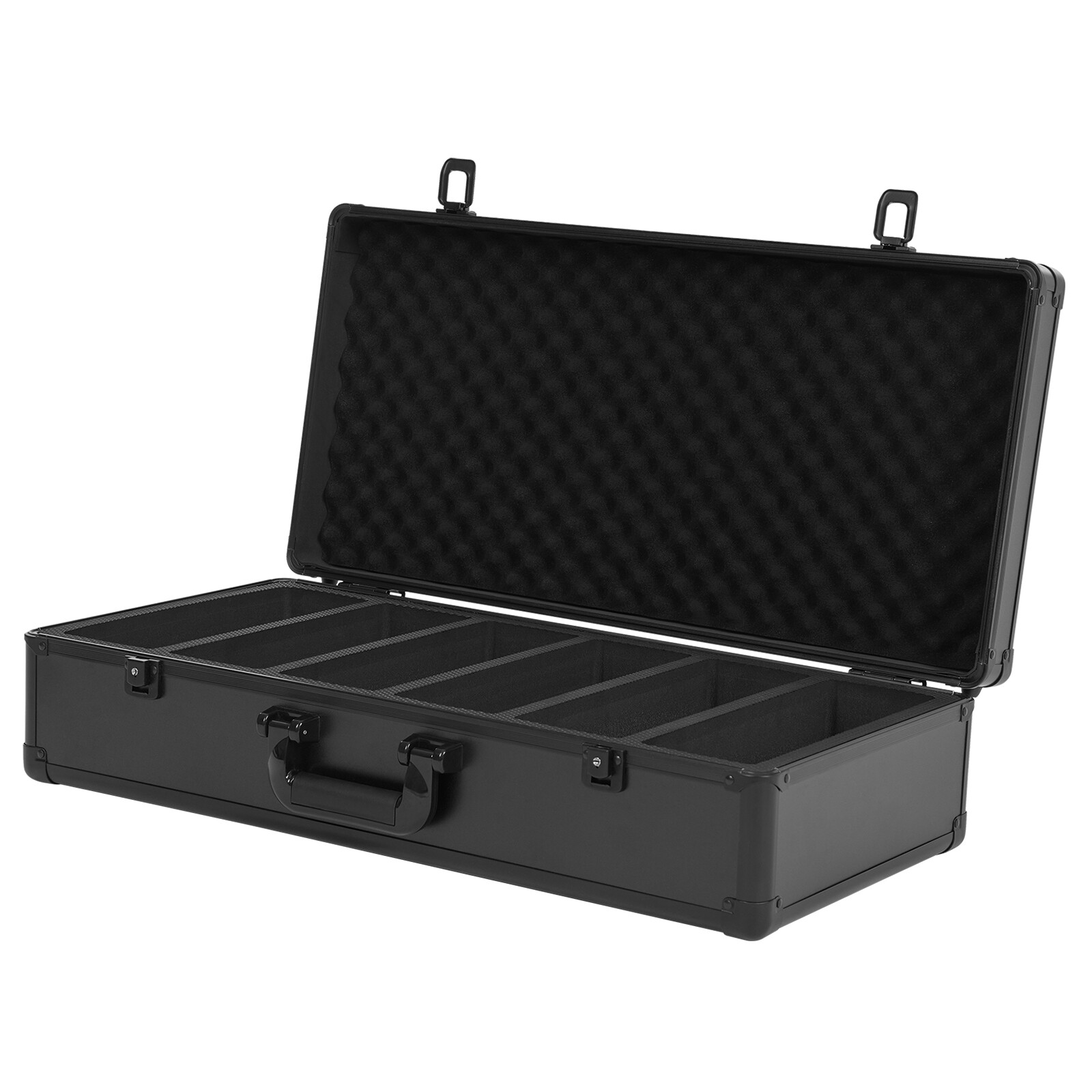 222 PSA Graded Card Storage Box 6 Slots Sports Card Holder Case w/ 2 Keys Lock ?