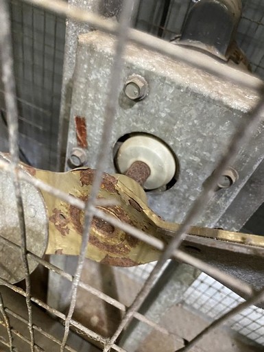 Salvaged Agricultural Fan, 48"Dayton 4B049 Direct Drive Ventilation Unit