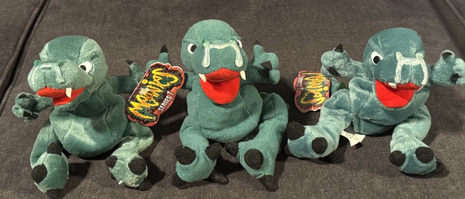 NEW Lot x17 Meanies Stuffed Beanie Plush Series 1 /2/INfamous NWT Rare