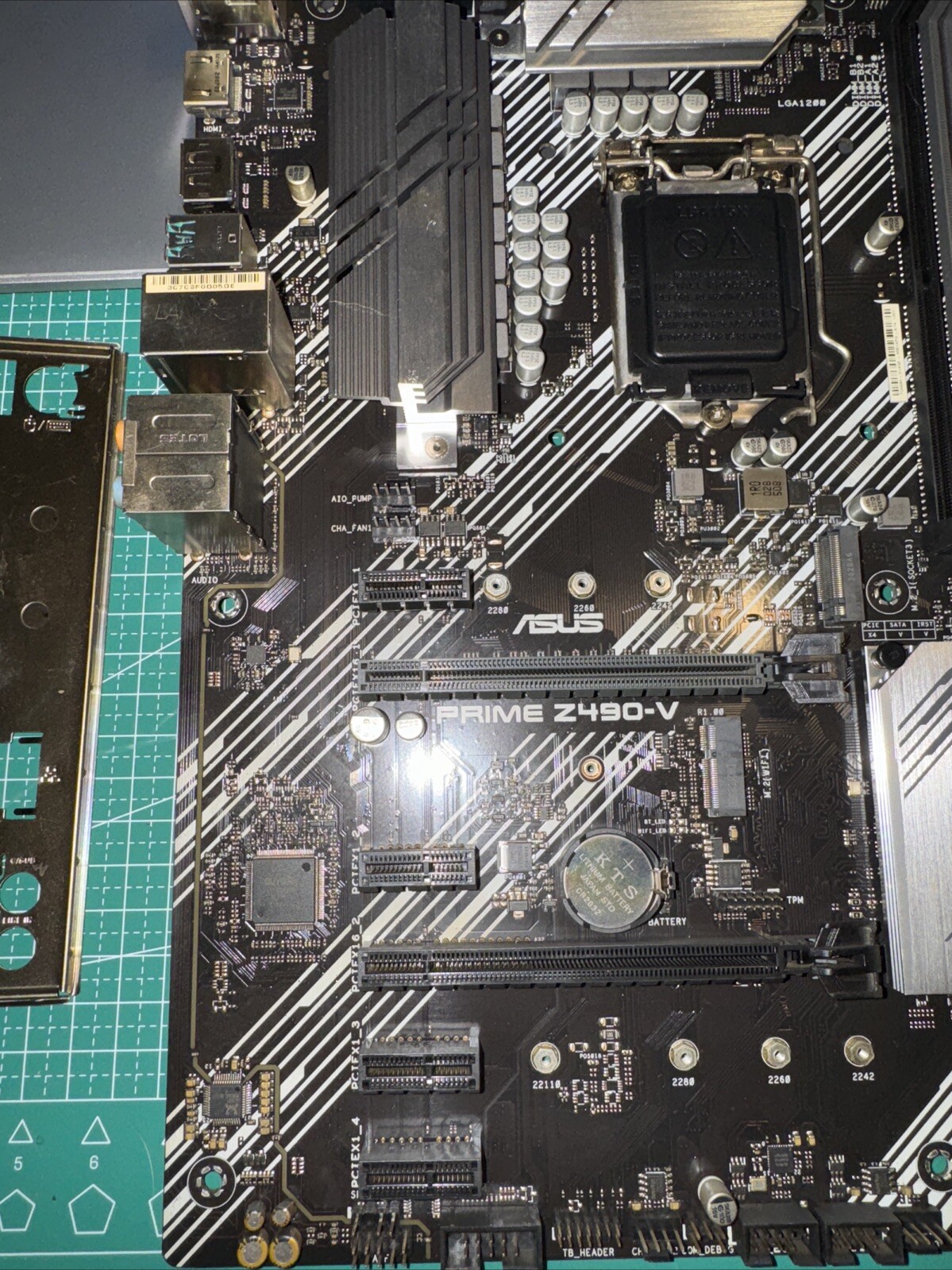 ASUS PRIME Z490-V Motherboard Intel Z490 DDR4 LGA 1200 ATX w/ IO Shield (Tested)