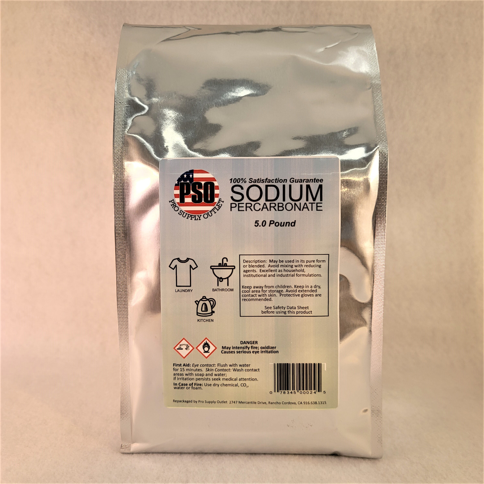 Granular Coated Sodium Percarbonate-hydrogen peroxide-oxidizing agent 20lbs