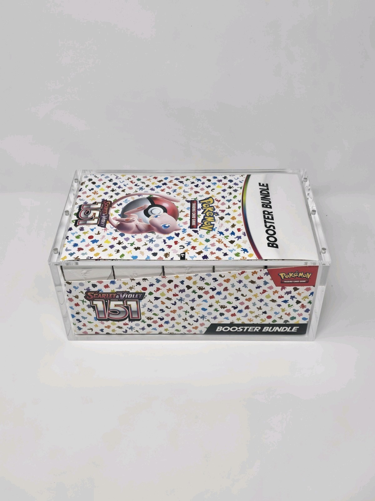 Strong Magnetic Acrylic Display Case for Pokemon Booster Bundle (Retail Case)