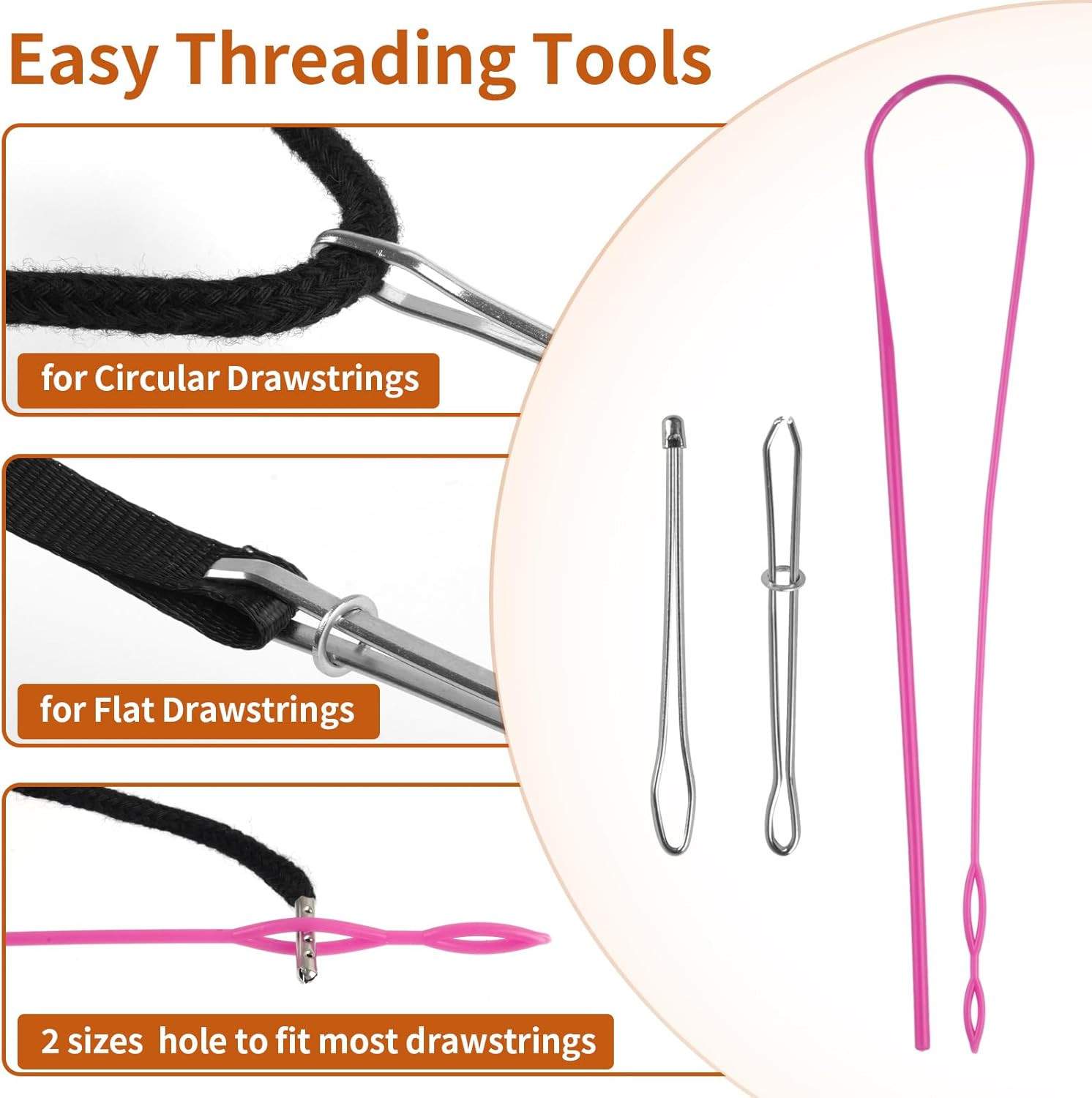 12 Pcs Drawstring for Sweatpants 60 Inch Hoodie String Replacement Drawstri...