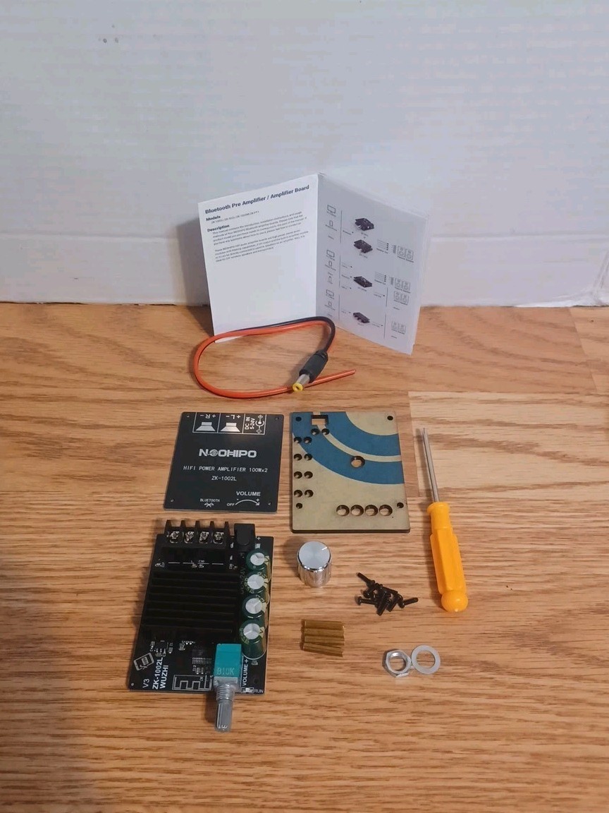 Zk1002l 100w X 2 Bluetooth 5.0 Stereo Audio Receiver Amplifier Board 2 Channel M