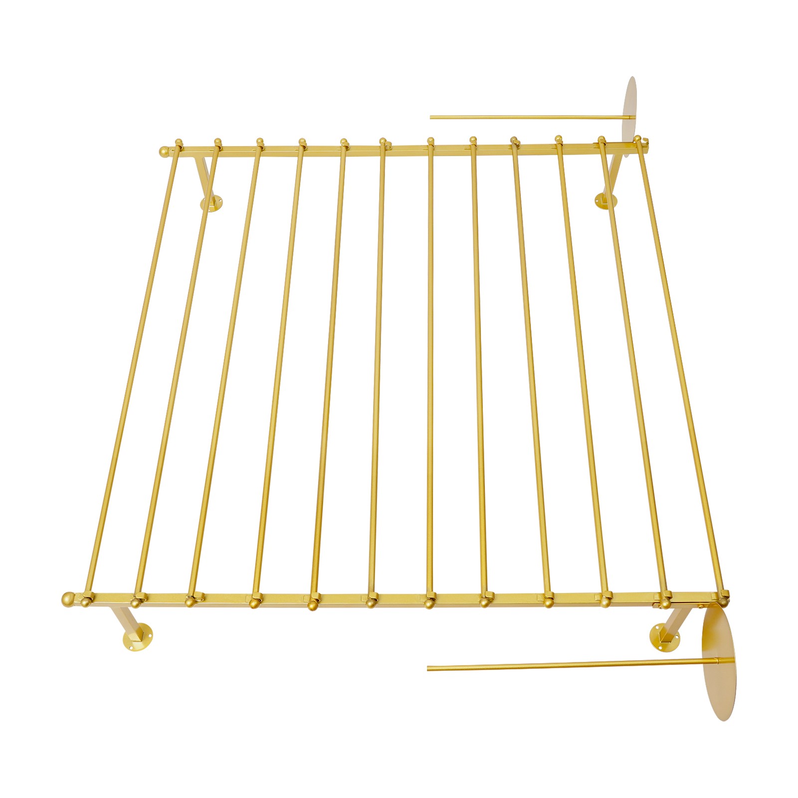 Wall-Mounted Display Rack, Wrapping Paper Ribbon Holder, Organizer 120*20*120cm