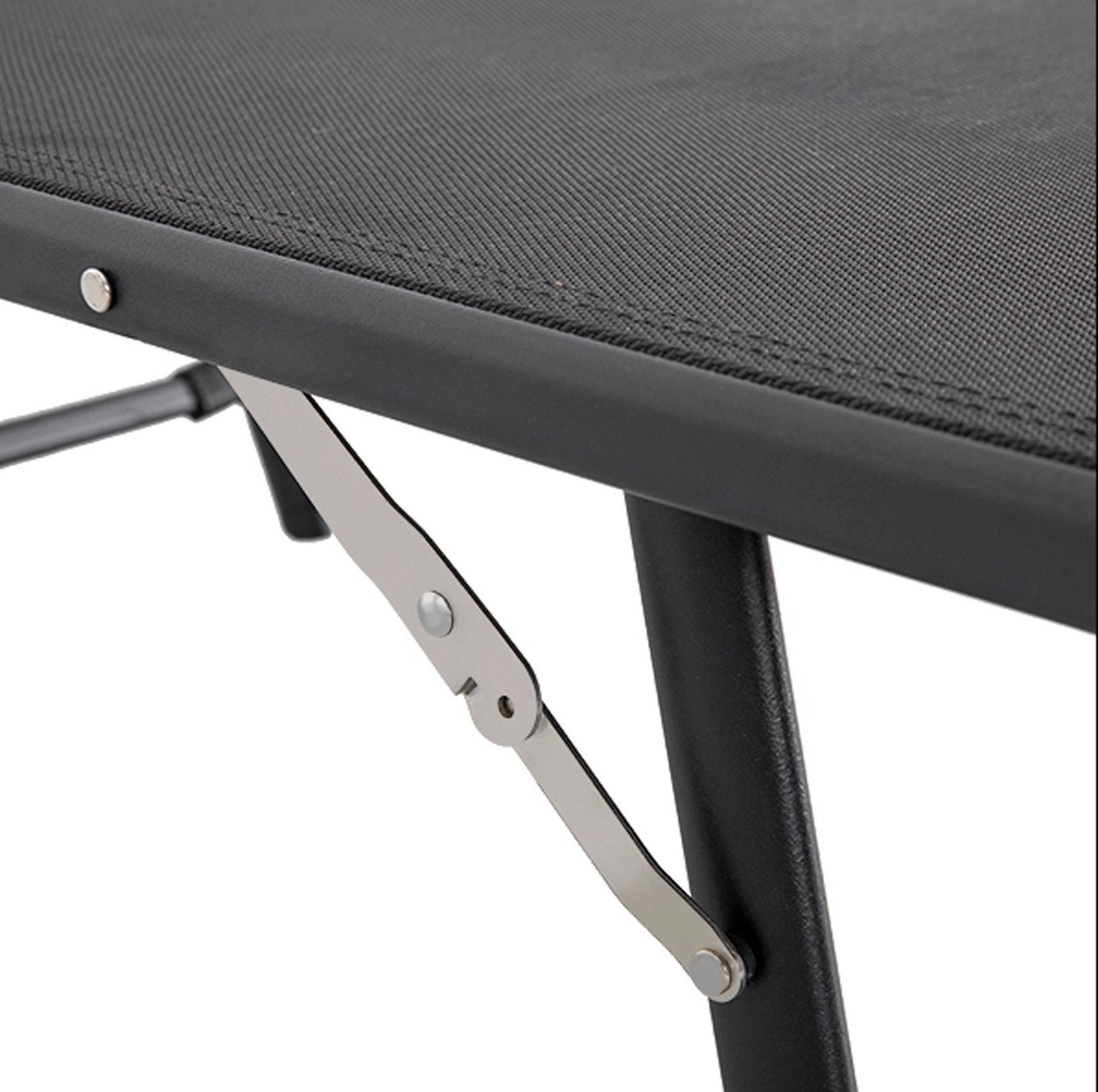 Nuu Garden Foldable Outdoor Chaise Lounge Chair Adjustable Patio Recliner BLACK