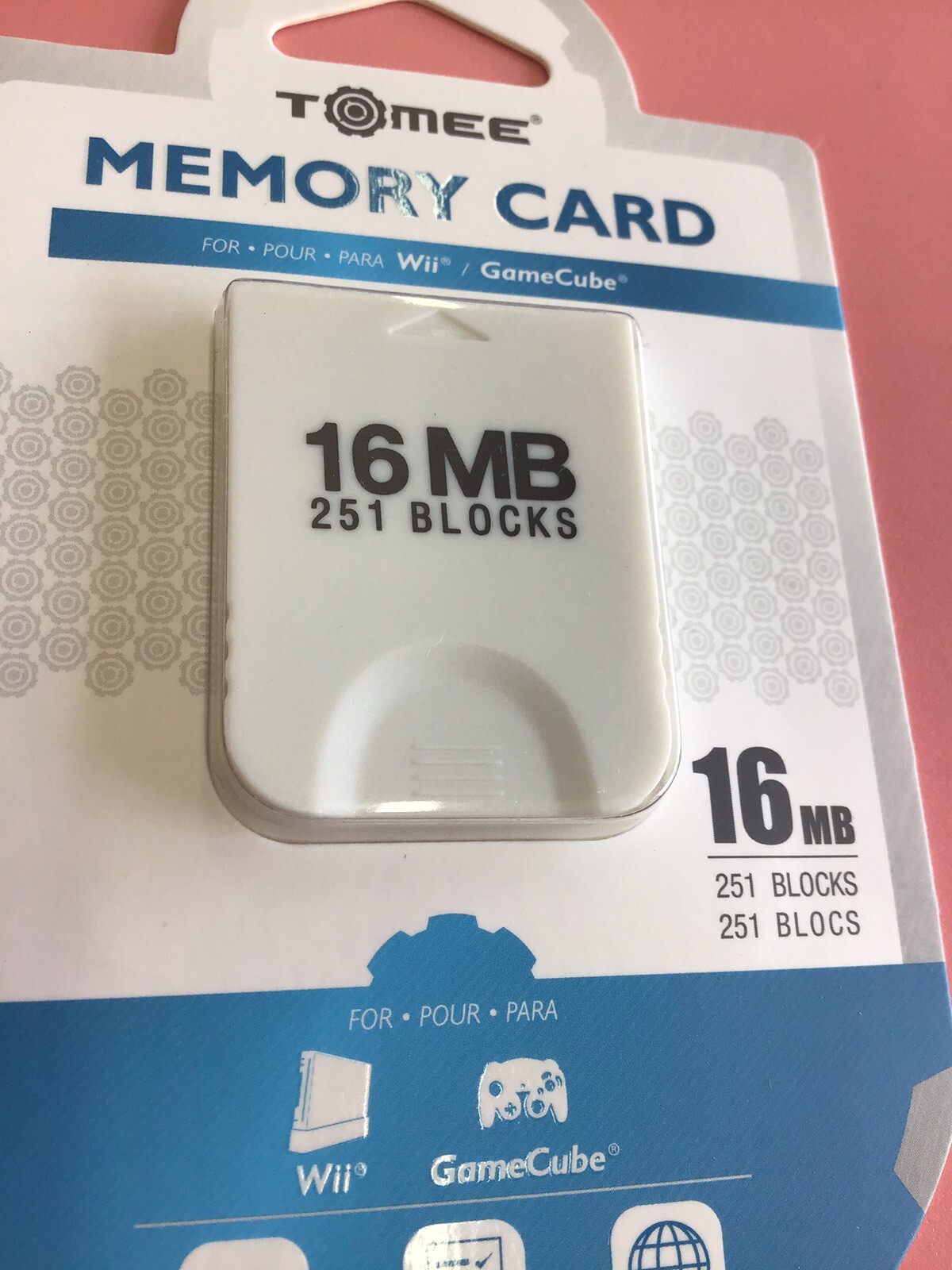 GameCube Memory Card 16 MB Tomee Wii Compatible NEW Factory Sealed - fast ship!