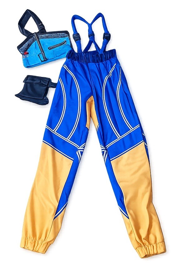 K-Pop Demon Hunters Zoey Costume Blue Orange Outfit 3-piece Child Size 10 New