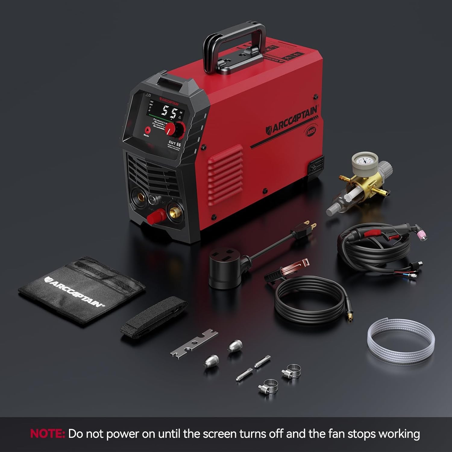 ARCCAPTAIN 55A Plasma Cutter Non-Touch Pilot ARC HF Air Plasma Cutting Machine