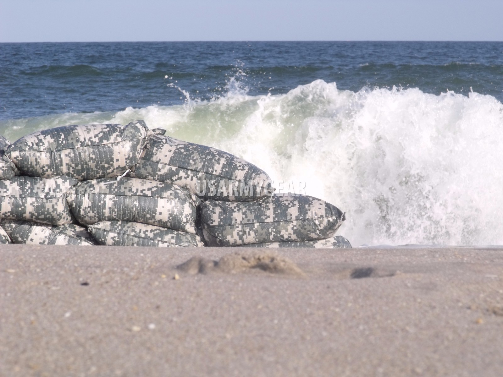 500 Sandbag Sand Bag Flood Erosion Barrier Hurricane Prep Army Military ACU Camo