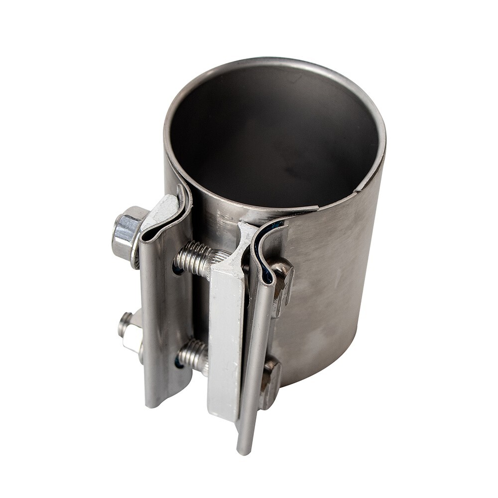 3 Inch Butt Joint Band Clamp Exhaust Clamp Sleeve Coupler 304 Stainless Steel US