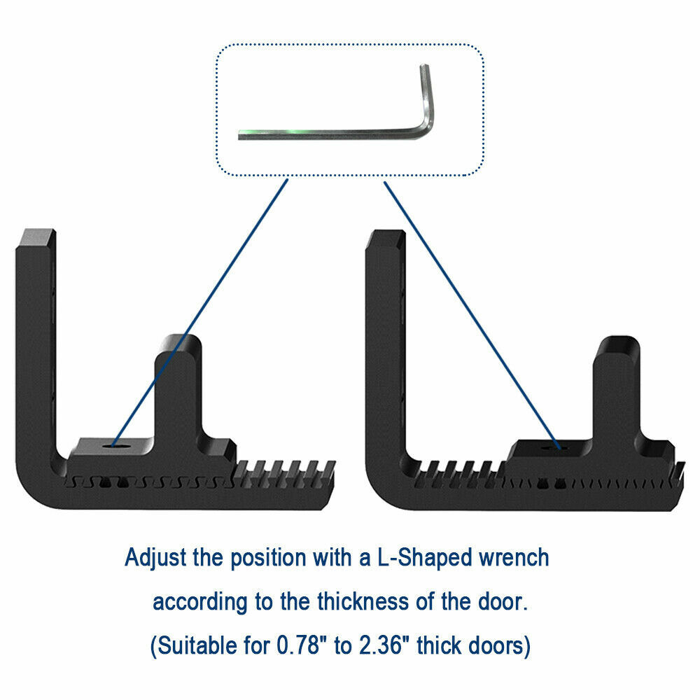 Upgrade Adjustable Wall Mount Bottom Floor Guide For Sliding Barn Door Hardware