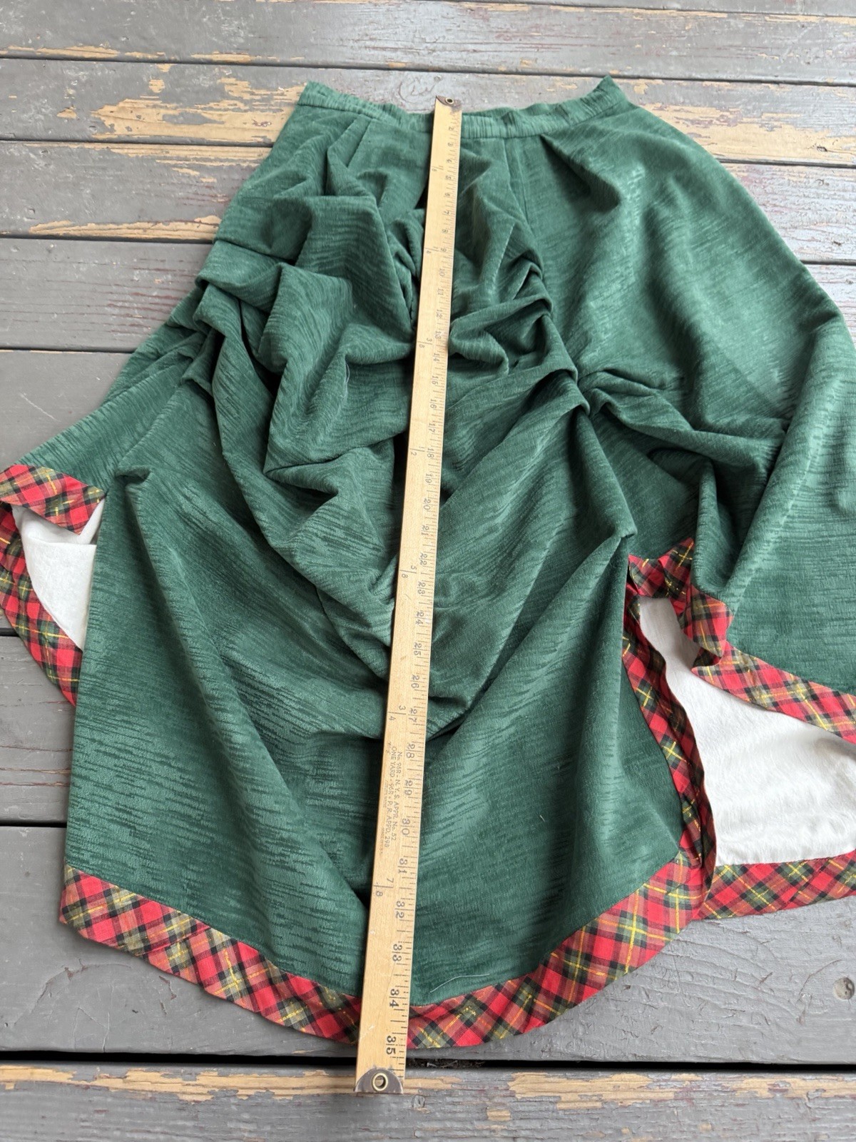 Victorian Christmas Costume 3-Piece Dickens Caroler Dress Bodice Skirt Set