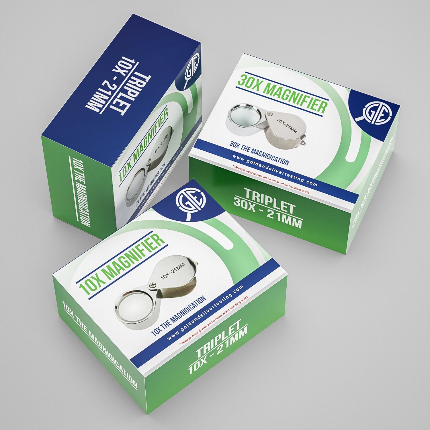 10k 14k 18k 22K 24K Gold Silver Jewelry Test Kit Acid Box Precious Metals Stone