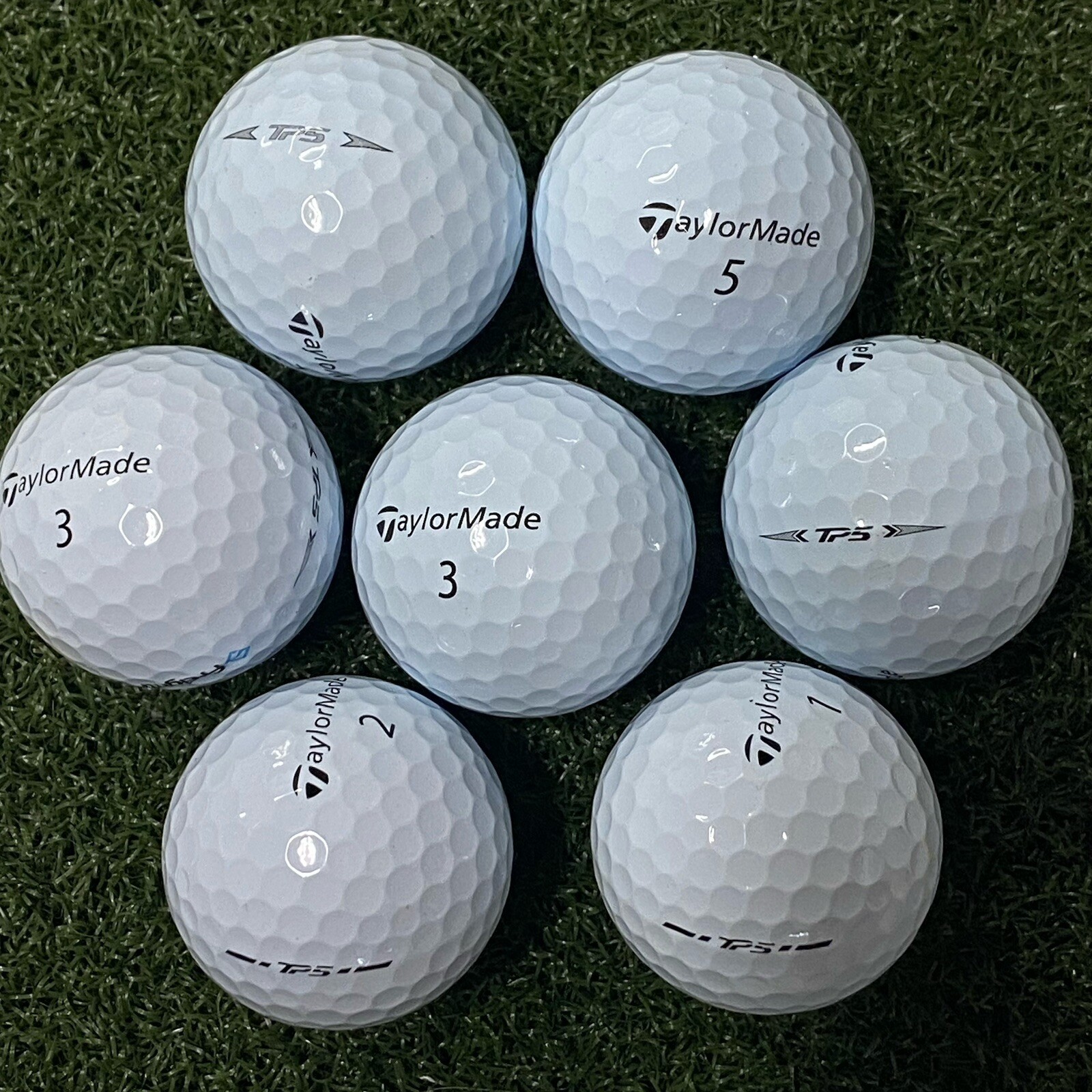 50 Taylormade TP5 5A Mint Condition Used White Golf Balls AAAAA