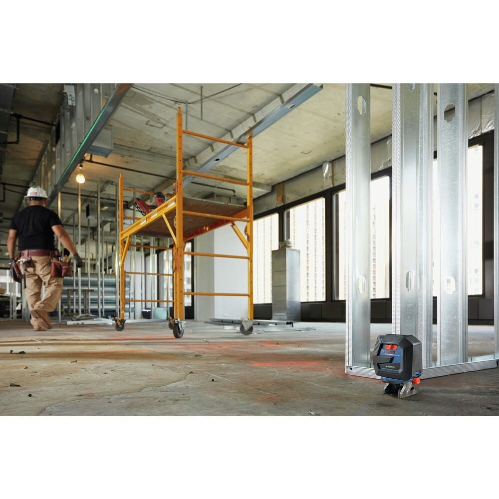 Bosch GCL100-40G-RT Green Self-Leveling Cross-Line Laser Certified Refurbished