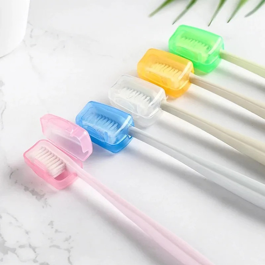 30pcs Toothbrush Head Cover Caps Travel Germproof Dustproof Protectors Set - NEW