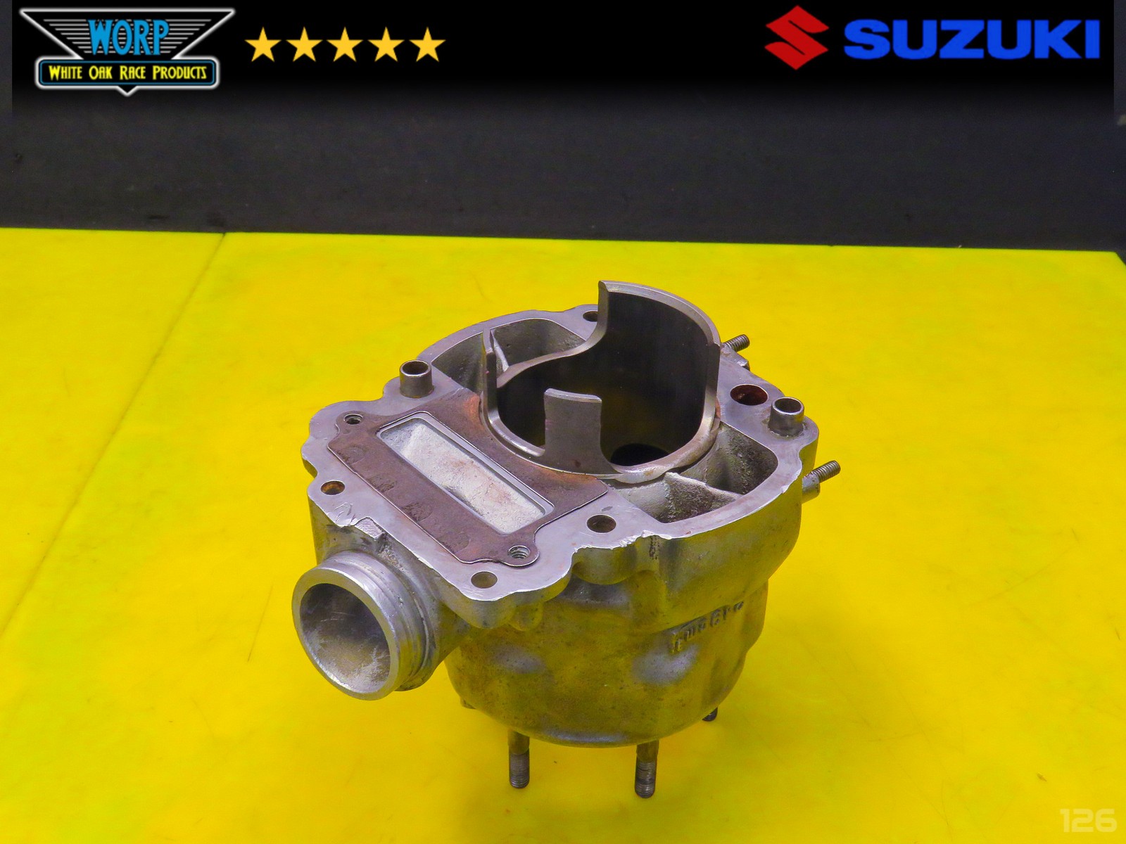 1986 SUZUKI LT250R ENGINE CYLINDER BARREL JUG TOP END + PISTON 70MM 85-92