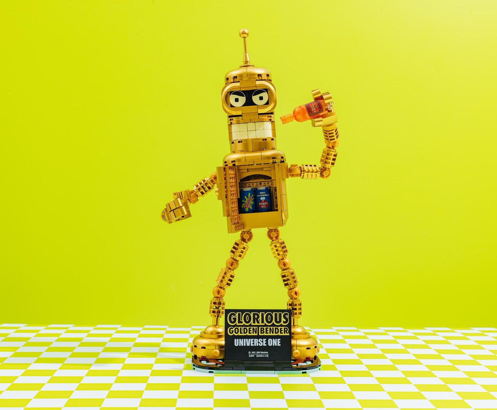 Brickcraft Futurama Glorious Golden Bender 396-Piece Building Kit