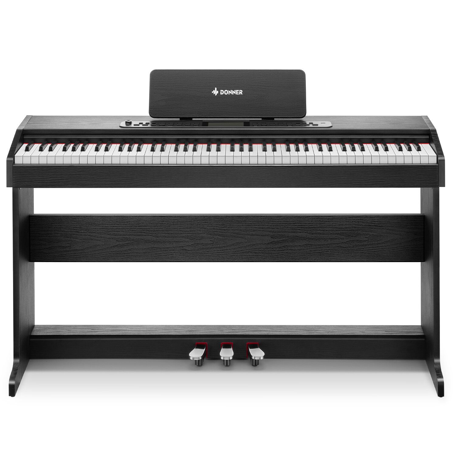 Donner DDP-95 Digital Piano Keyboard With Stand Pedal Unit Weighted Key | Black