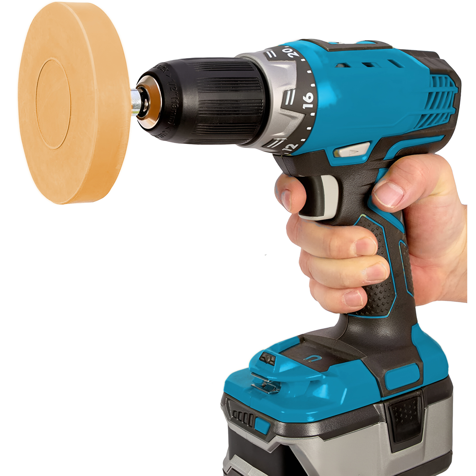 Decal Rubber Eraser Wheel Adhesive Pinstripe Sticker Remover with Drill Adapter