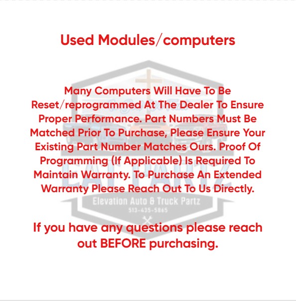 2020-2021 Ford Transit 150 Rear Camera PN-KK3T19G490AB OEM