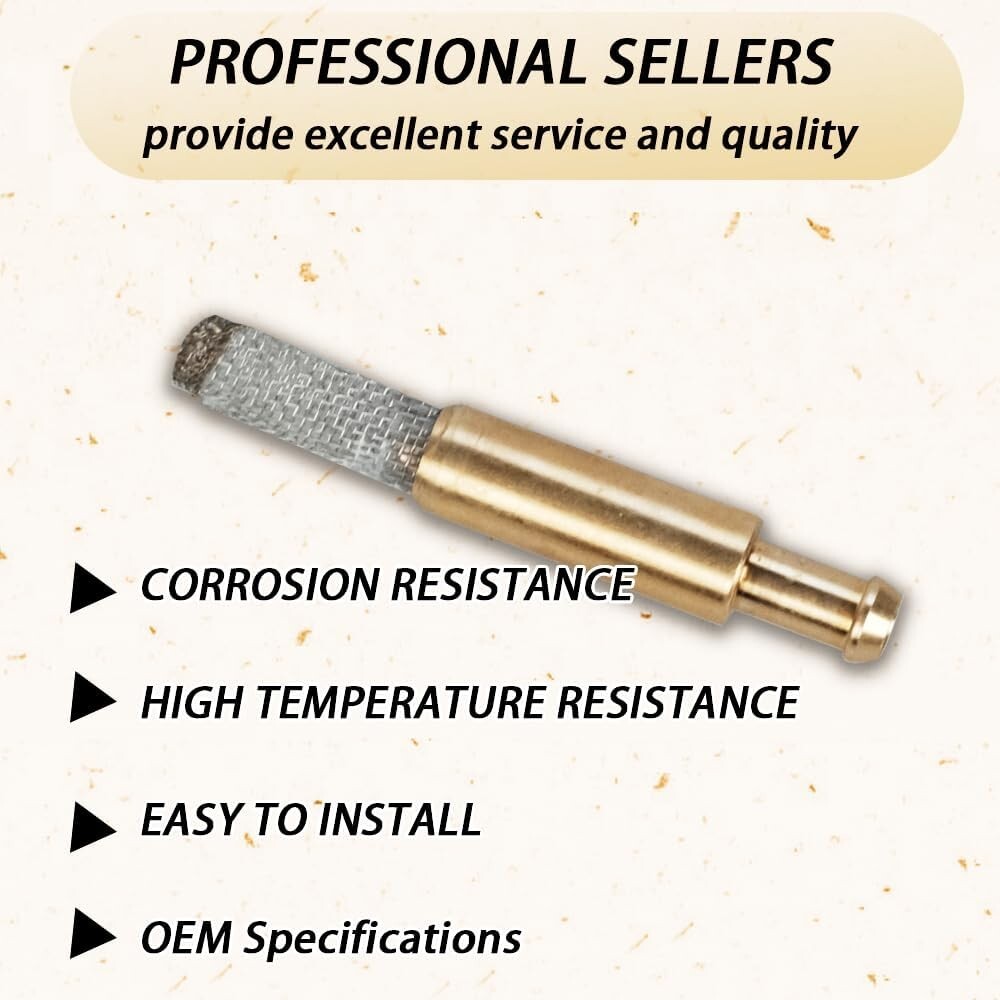 1/4" In-Tank Fuel Filter - Mesh Screen - Replaces Polaris Parts: 7052037/7052081