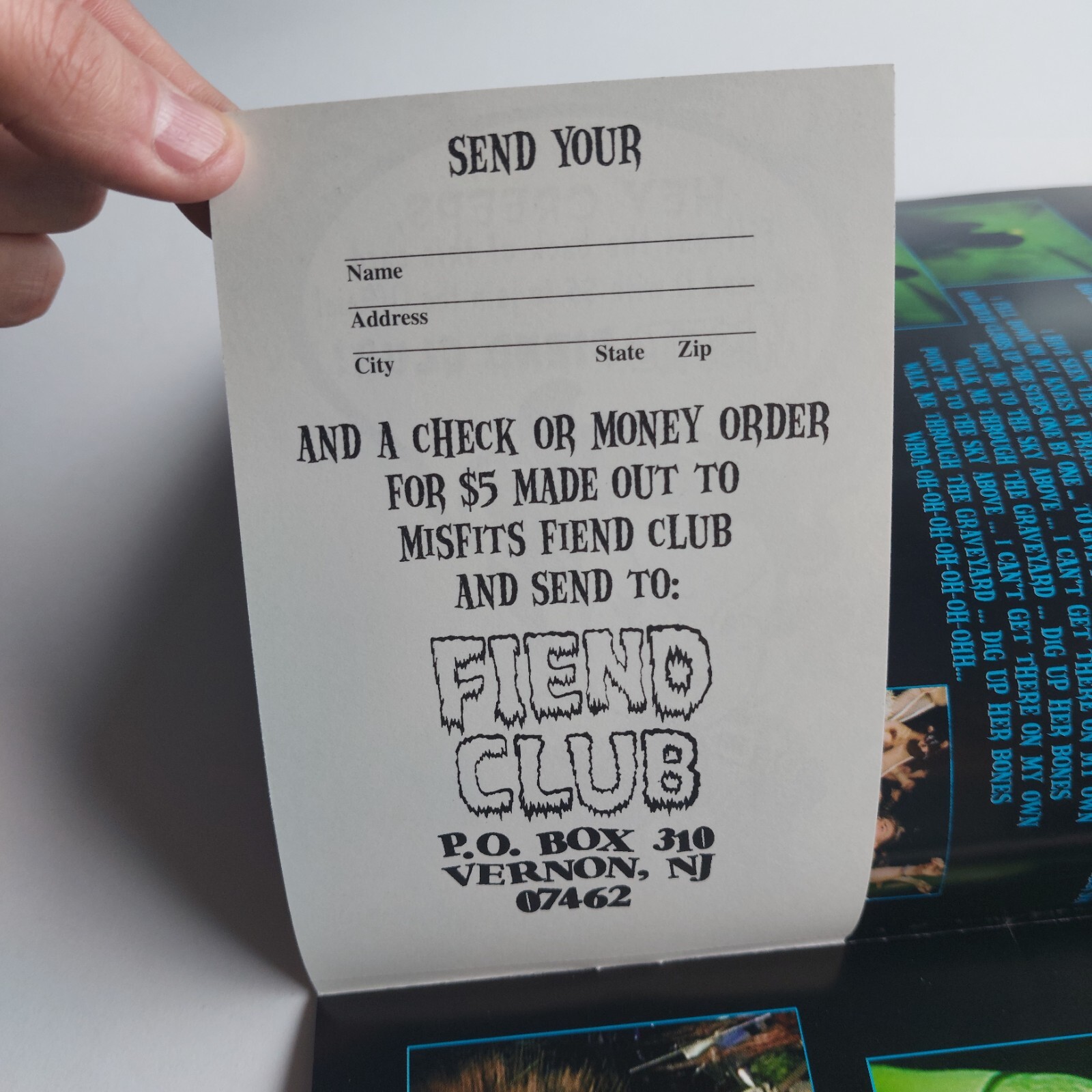 VTG Misfits Signed Concert Tour Program Autographed Evil Live Tour Book 1998