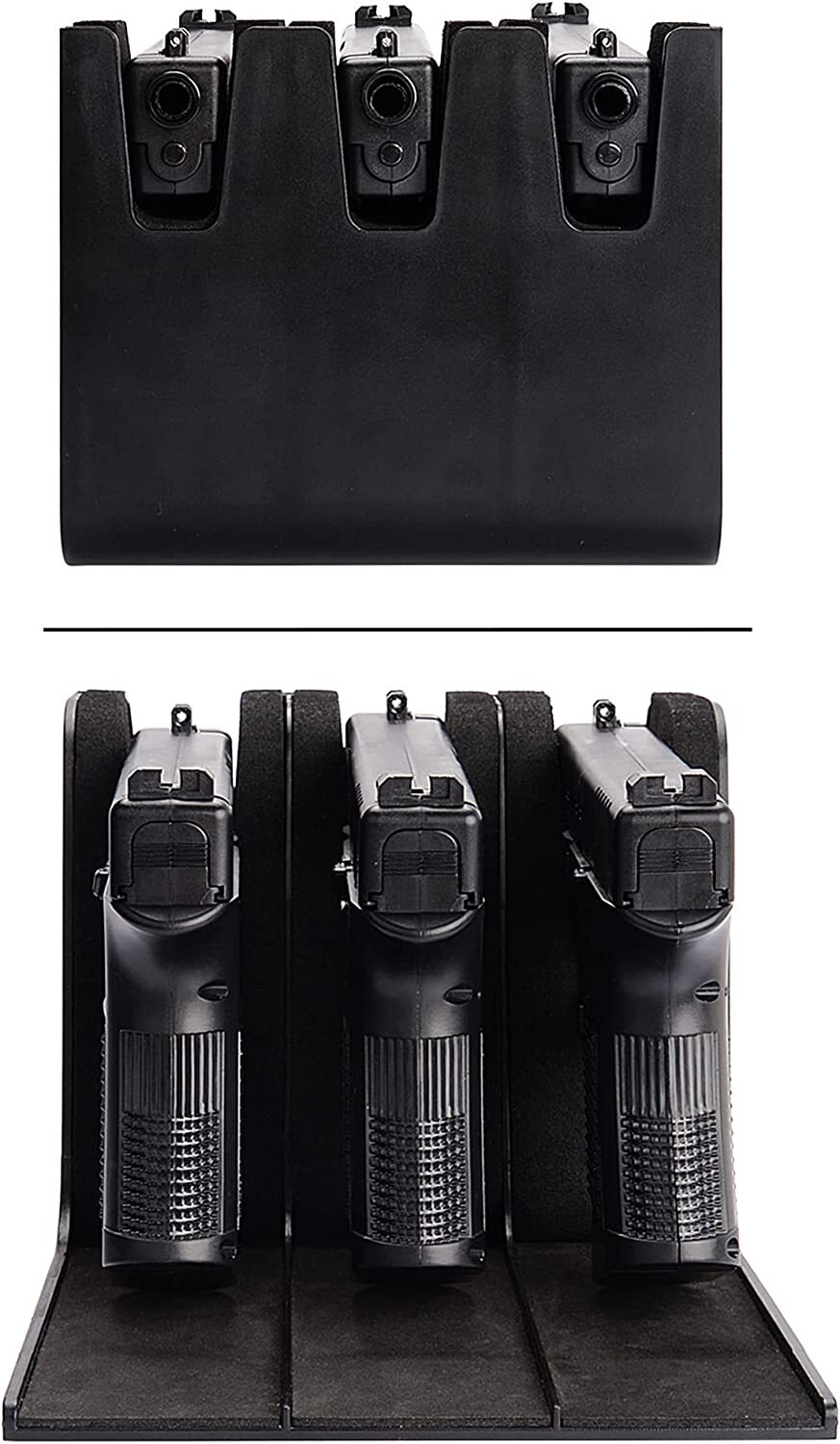2PCS Pistol Rack Gun Holder for Handgun Safe Pistol Storage Gun Safe , Gun Rack