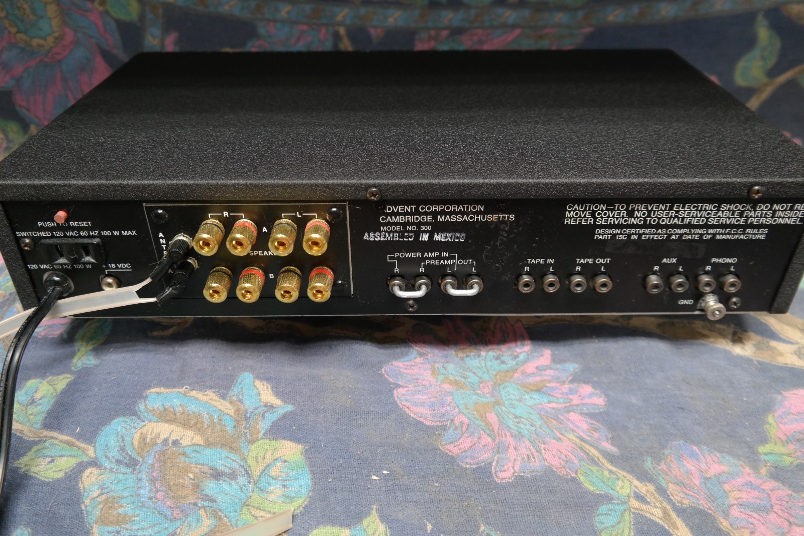 Advent 300 Receiver Professional Restoration Repair Service