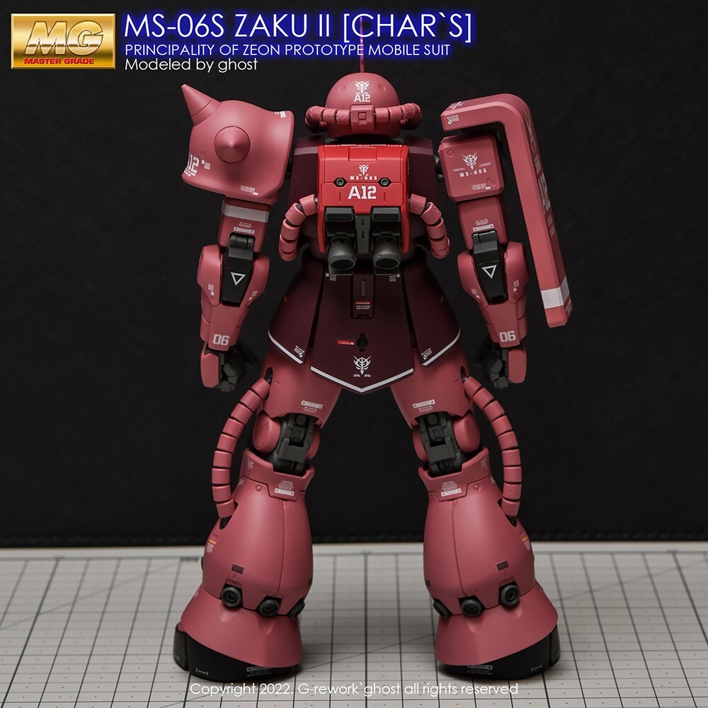 G-Rework Water Decal For MG Char's Zaku II 2.0 - US