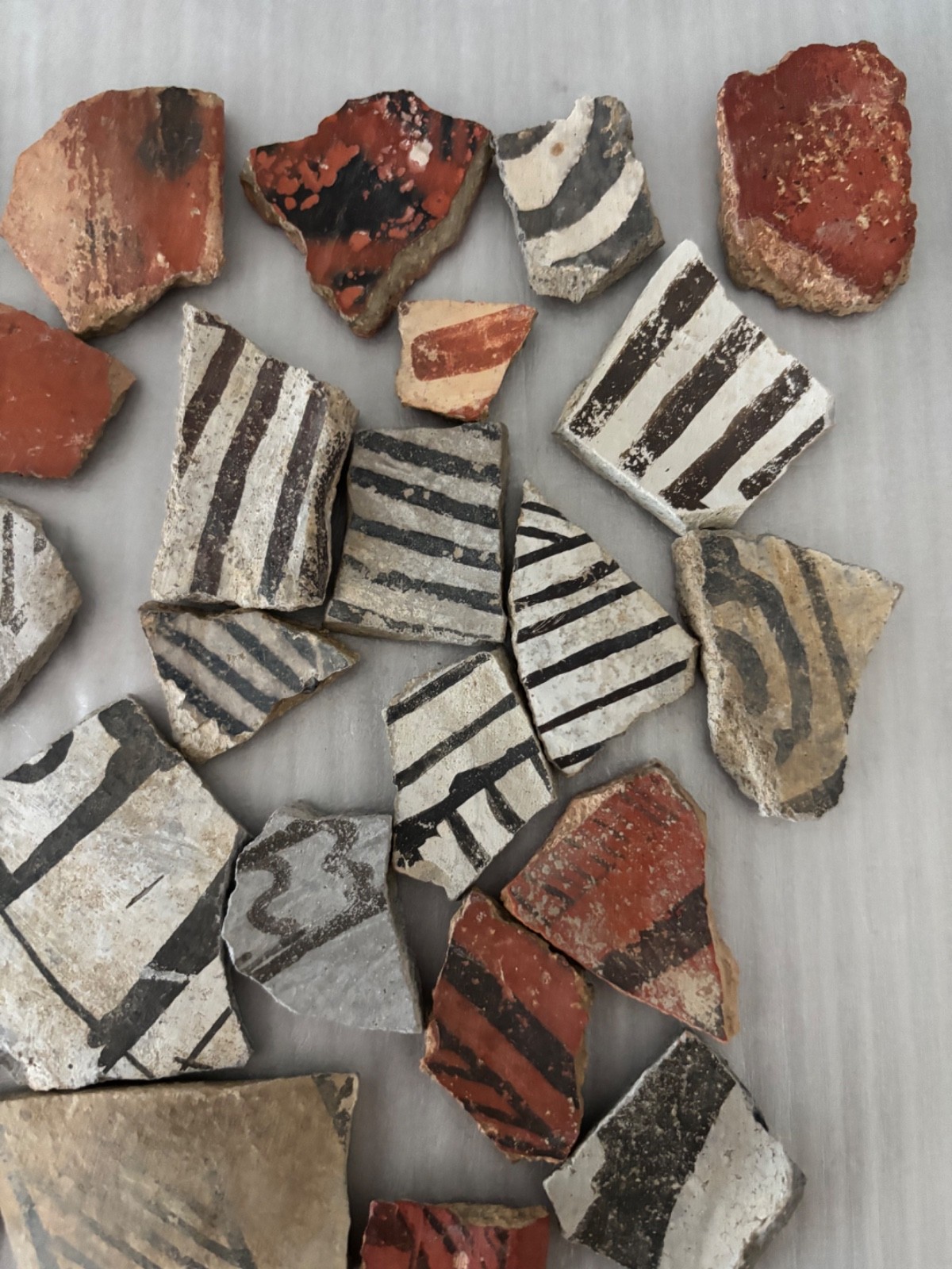 30+ Ancient Anasazi Native American Pottery Shards Arizona L10-D FREE SHIP