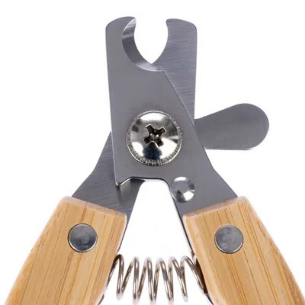 Kooa Bamboo Dog & Cat Nail Scissors, Large – Eco-Friendly Stainless Steel