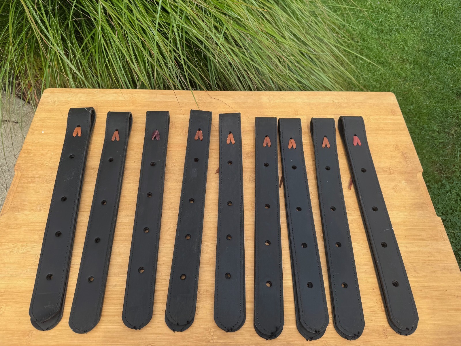 (1) Leather Horse Western Saddle OFF BILLET ~ Cinch Strap ~ Black ~ Top Quality