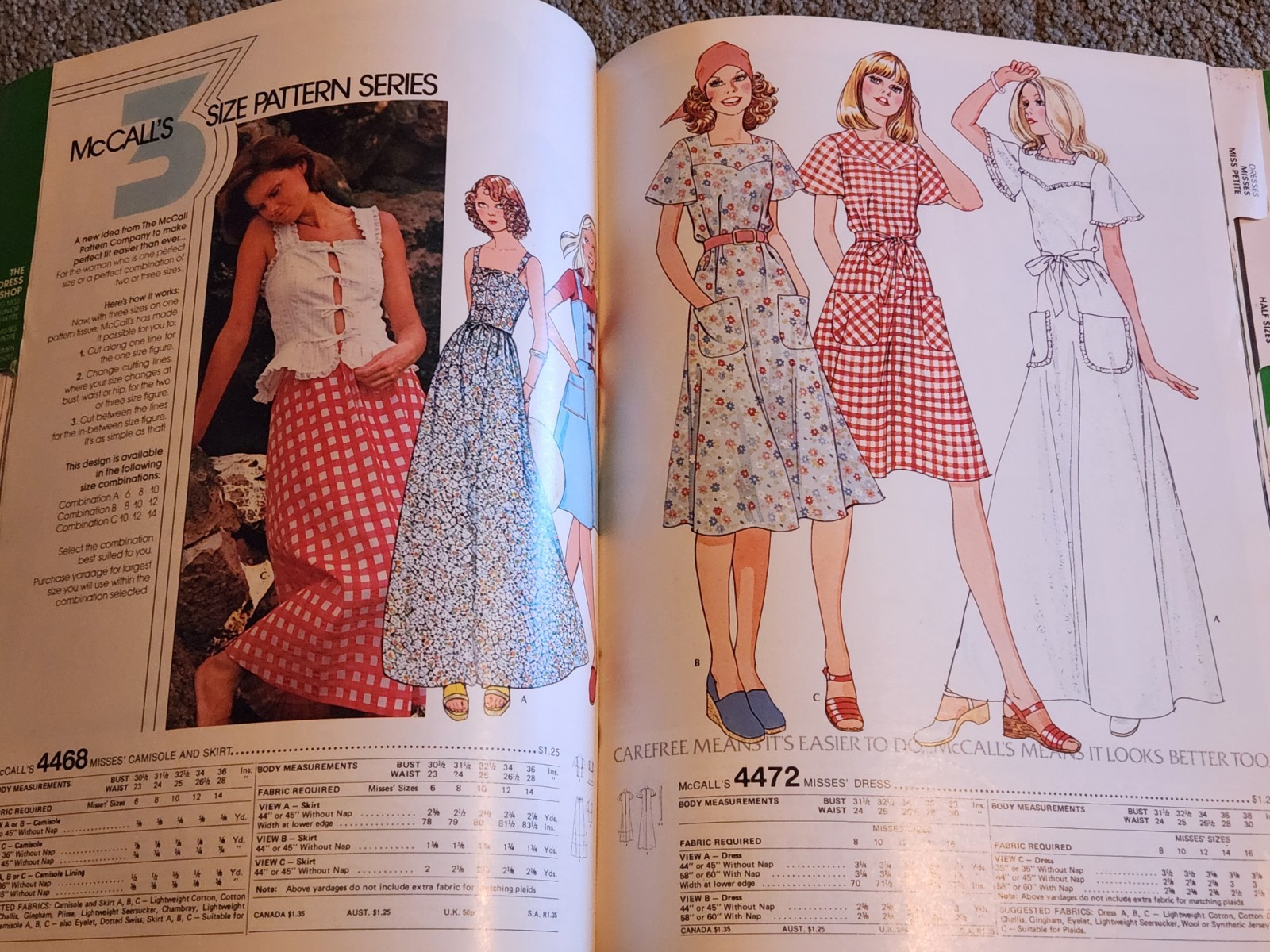 May 1975 McCall's HUGE Store Counter PATTERN CATALOG Halston Designs Marlo Style