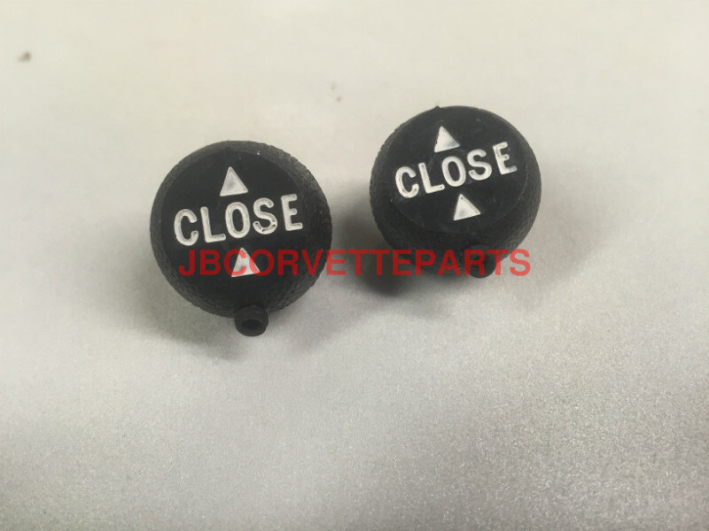 71 72 73 74 75 76 Corvette Vent Control Knobs - New Repro Replaces GM 3995093