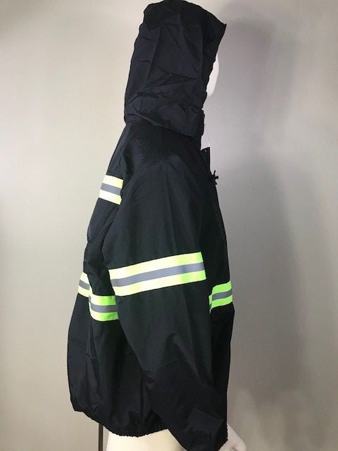 Red Kap Hi Vis Enhanced Visibility Reflective Work Jacket & Vest Combo Zip IN