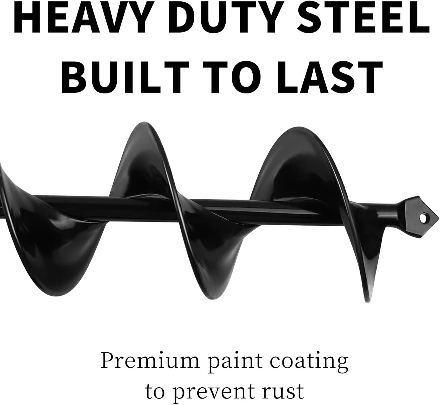 3x24-Inch Planting Auger Drill Bit for 3/8 Hex Drill, New