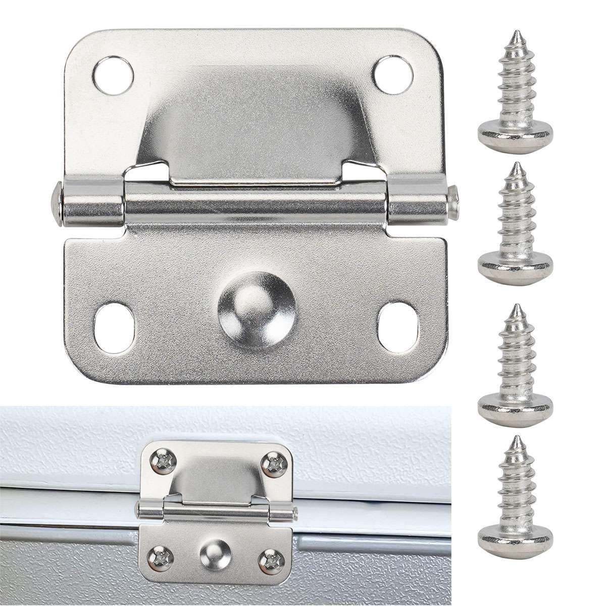 1-4 Pack Replacement Coleman Cooler Hinges For Cooler Stainless Steel Hinge Part