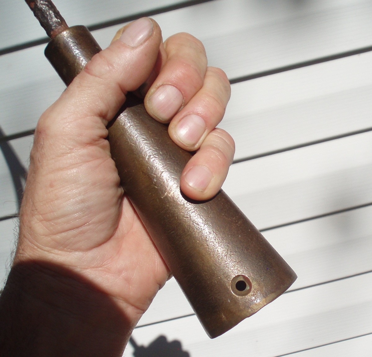 1700' ? BRONZE IRON EARLY HISTORIC PRIMITIVE ANTIQUE WHALING WHALE HARPOON SPEAR