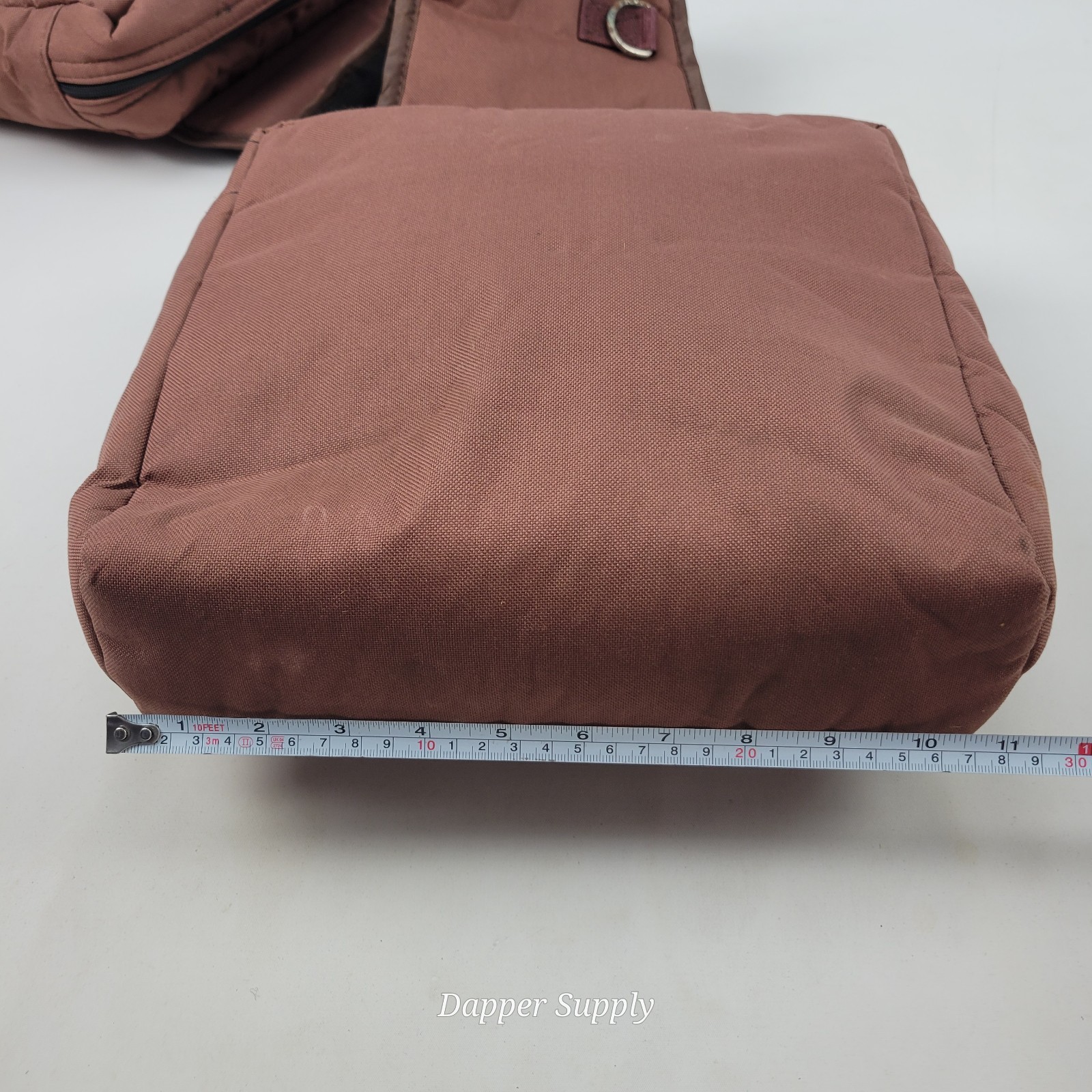 Weaver Nylon Saddle Bag Light Brown