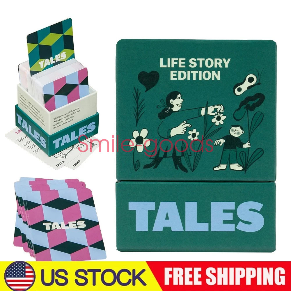 TALES 150 Life Story Interview Kit Cards for Family & Friends - New Edition
