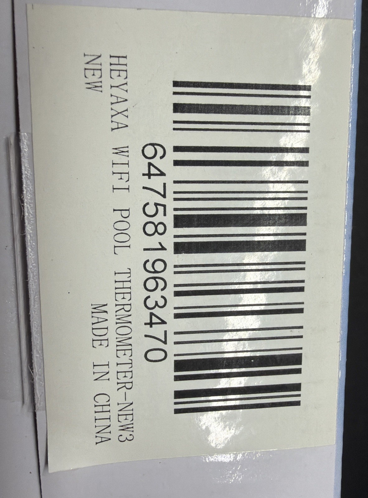 HEYAXA Wireless WiFi Pool Thermometer 4" Digital LCD Display Water Swimming Pool