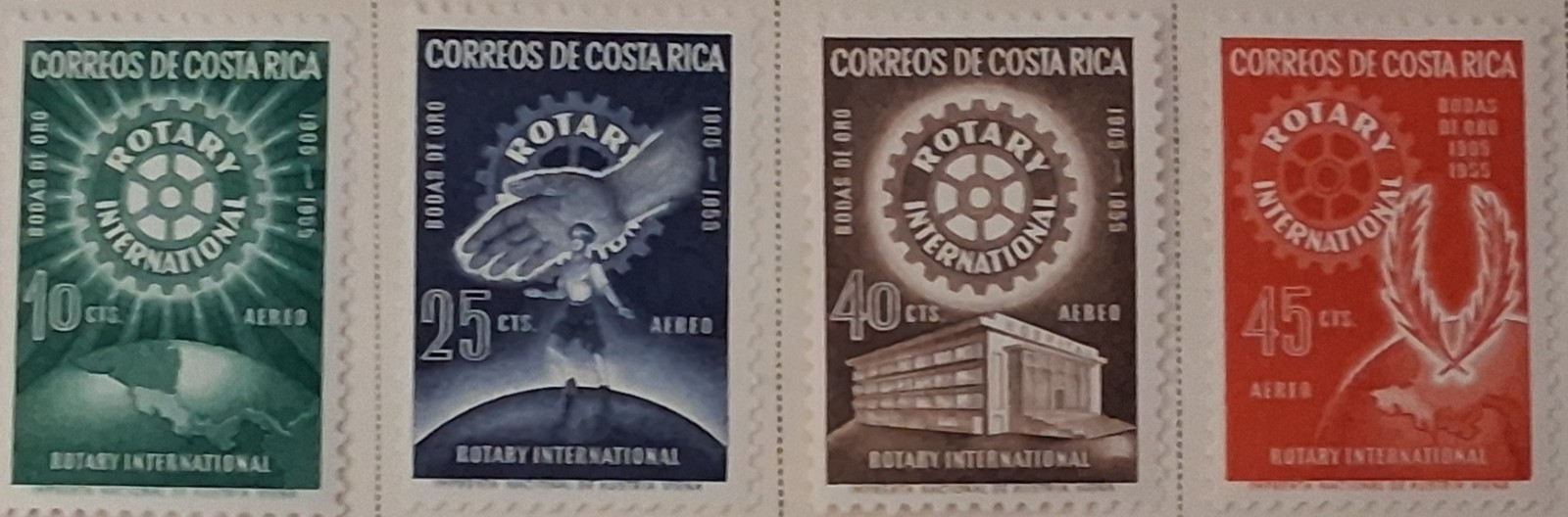 Costa Rica 24 Airmail mint hinged 1956-1964