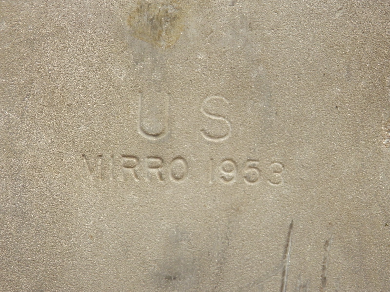 Vintage 1953 Mirro US Army Canteen & Undated Rogers Akorn Ohio Canteen Cup