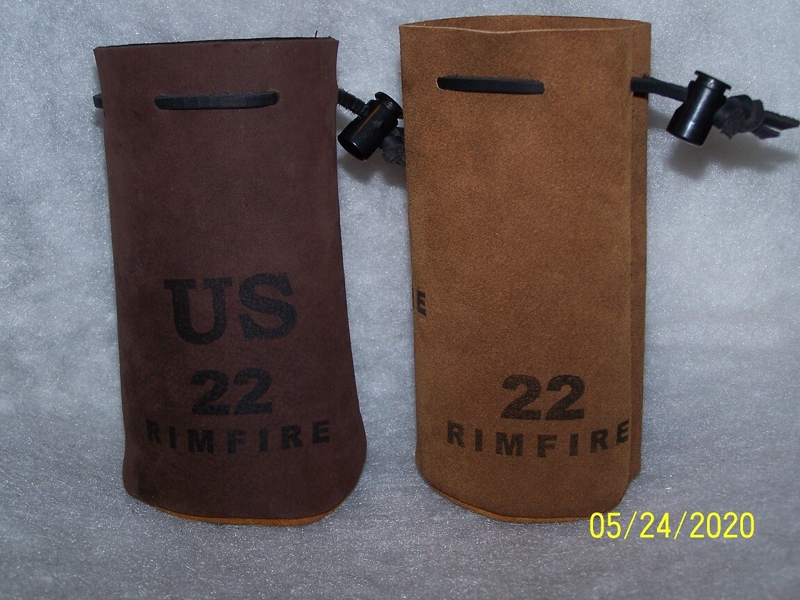 CUSTOM MADE LEATHER MUZZLELOADER AMMO BAG