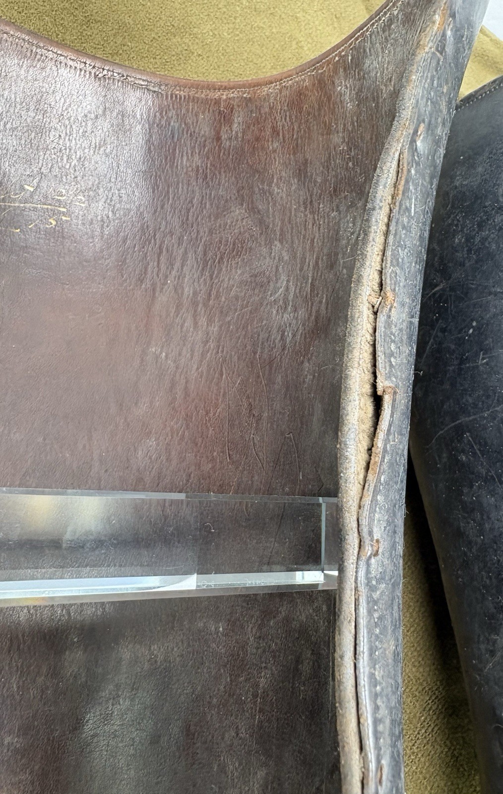 WWI Era Leather Riding Leggings Gaiters – Nettleton Syracuse NY Officer