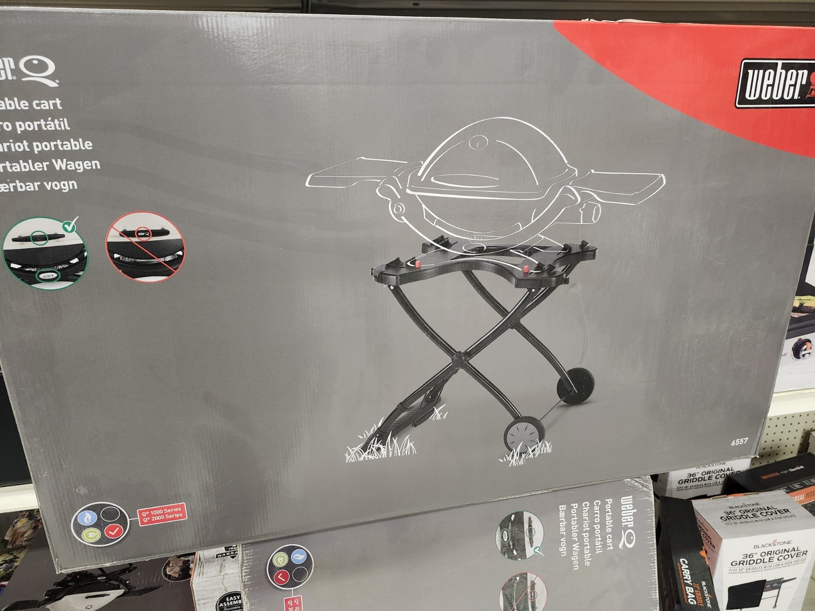 Weber Portable Grill Cart Q 6557